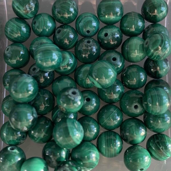 Perles Malachite